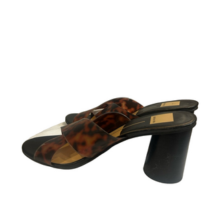 Dolce Vita Tortoise Shell Block Heel Sandals – Size 10